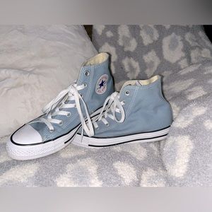 Baby blue size 8 converses